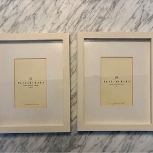 Pottery Barn Cream Wood Gallery Frame Set